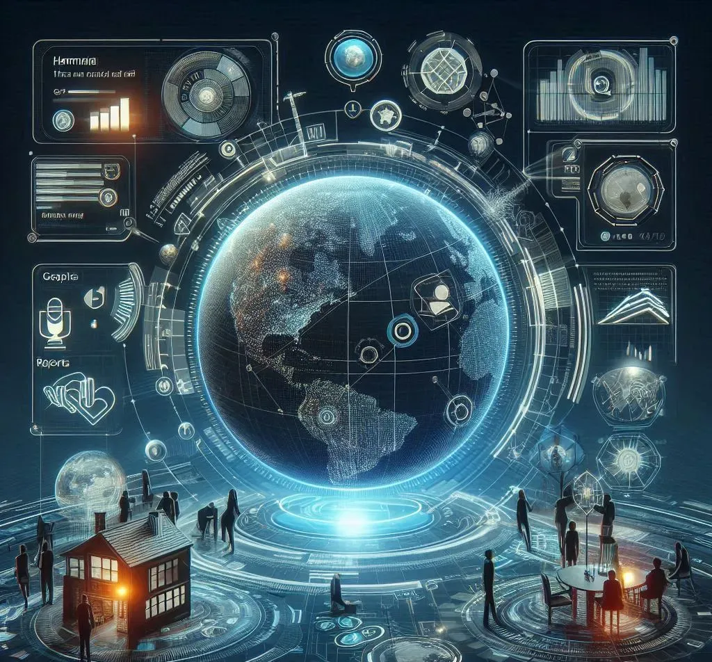 Digital network connecting the community